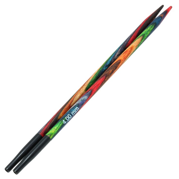 Nadelspitzen Vario Design-Holz Multicolor St. 4,0 - von Lana Grossa