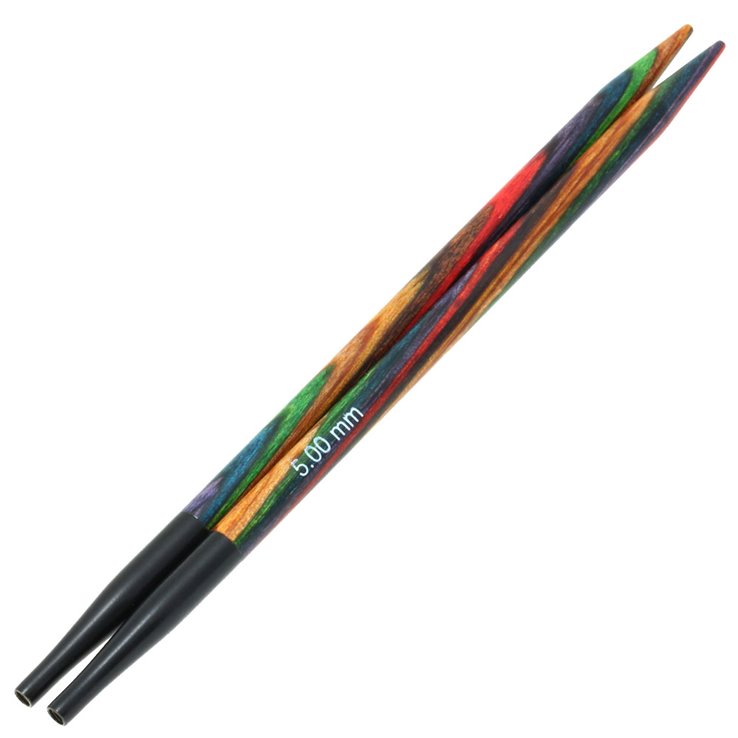 Nadelspitzen Vario Design-Holz Color St. 5,0 - von Lana Grossa