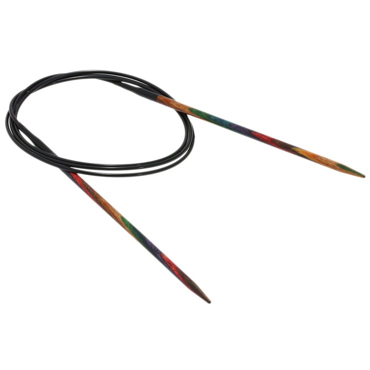 Rundstricknadel Design-Holz Multicolor St, 3,5/100cm - von Lana Grossa