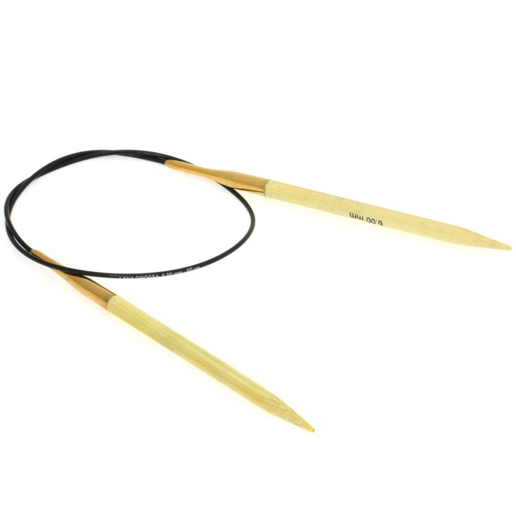 Rundstricknadel Bambus St. 6,0/60cm - von Lana Grossa