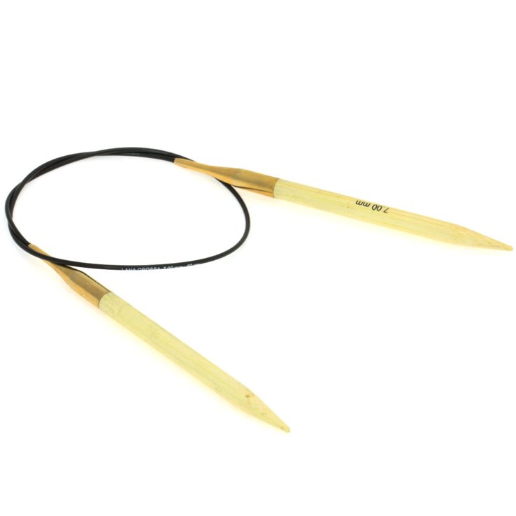 Rundstricknadel Bambus St. 7,0/60cm - von Lana Grossa