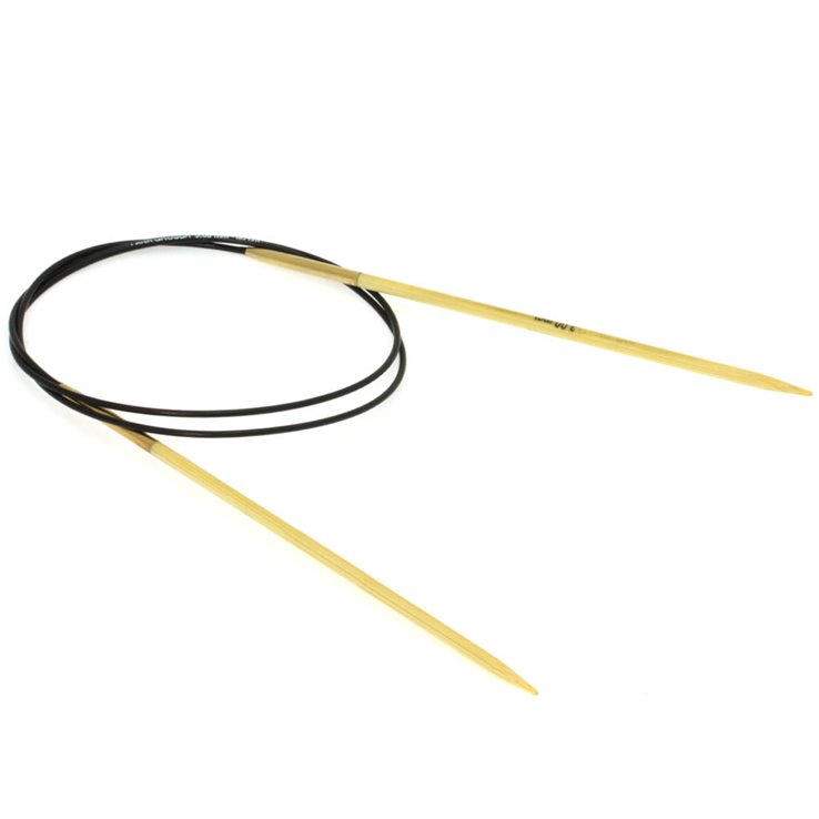 Rundstricknadel Bambus  St. 3,0/80cm - von Lana Grossa