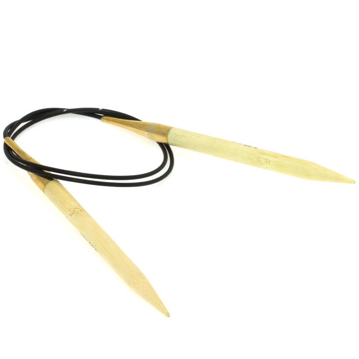 Rundstricknadel Bambus St. 9,0/80cm - von Lana Grossa