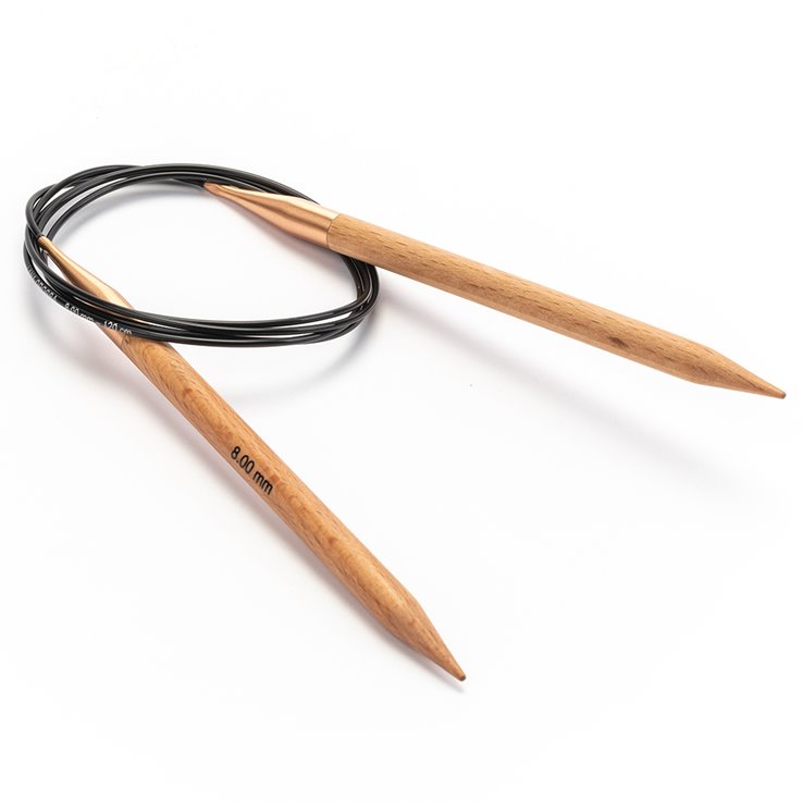 Rundstricknadel Buche (Tanja Steinbach Edition) St. 8,0/120cm - von Lana Grossa