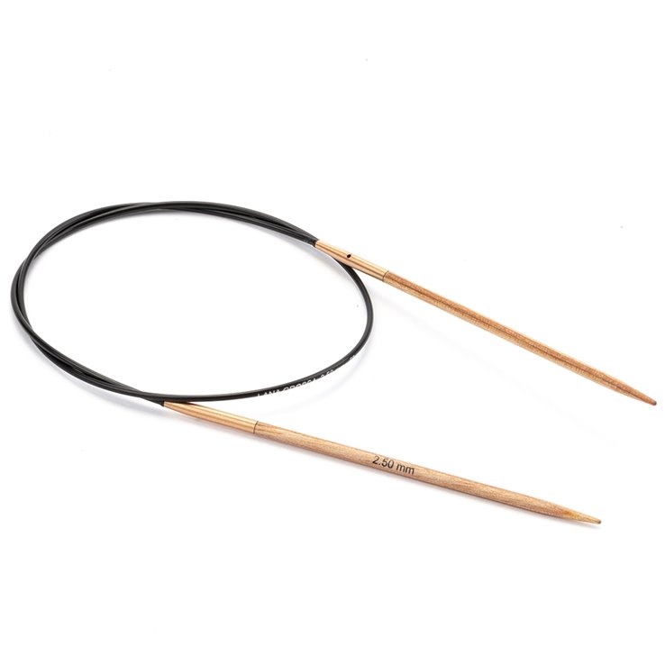 Rundstricknadel Buche (Tanja Steinbach Edition) St. 2,5/ 50cm - von Lana Grossa