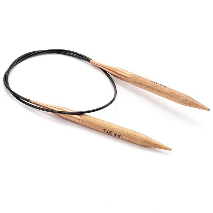 Rundstricknadel Buche (Tanja Steinbach Edition) St. 7,0/ 50cm - von Lana Grossa