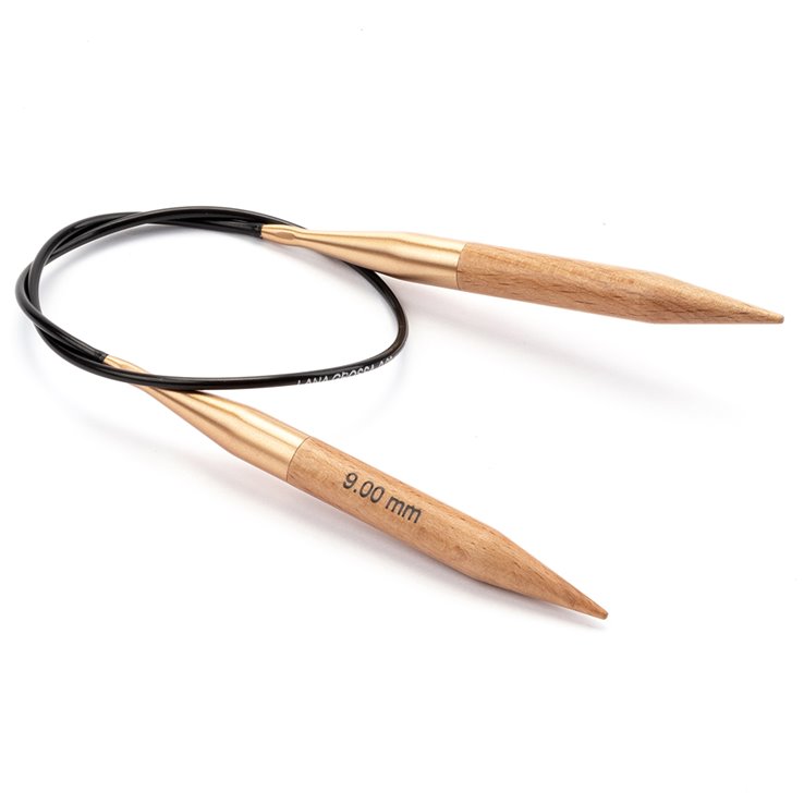 Rundstricknadel Buche (Tanja Steinbach Edition) St. 9,0/ 50cm - von Lana Grossa