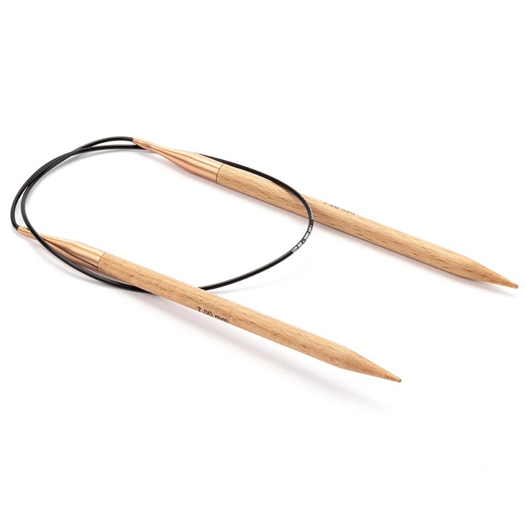 Rundstricknadel Buche (Tanja Steinbach Edition) St. 7,0/ 60cm - von Lana Grossa