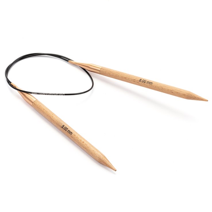 Rundstricknadel Buche (Tanja Steinbach Edition) St. 8,0/ 60cm - von Lana Grossa