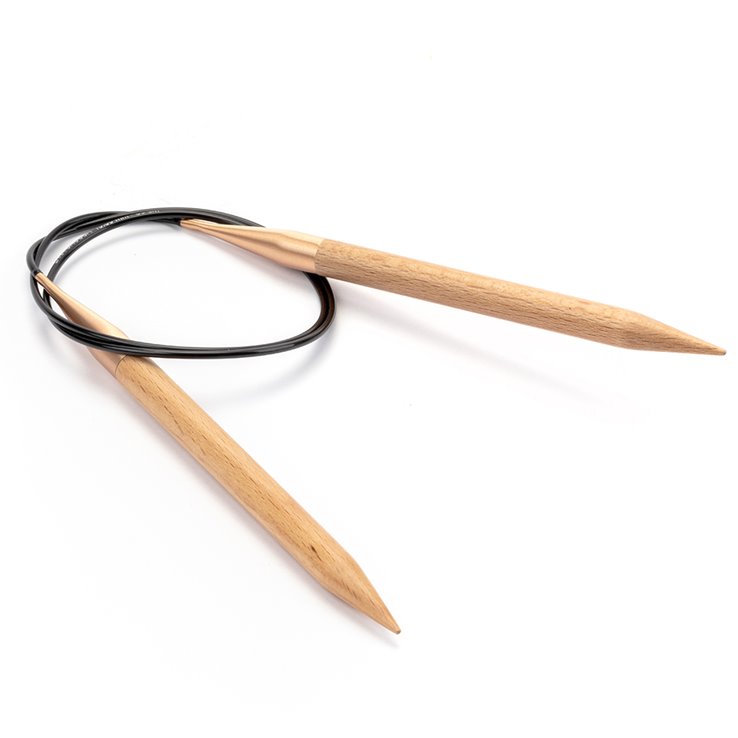 Rundstricknadel Buche (Tanja Steinbach Edition) St.10,0/ 80cm - von Lana Grossa