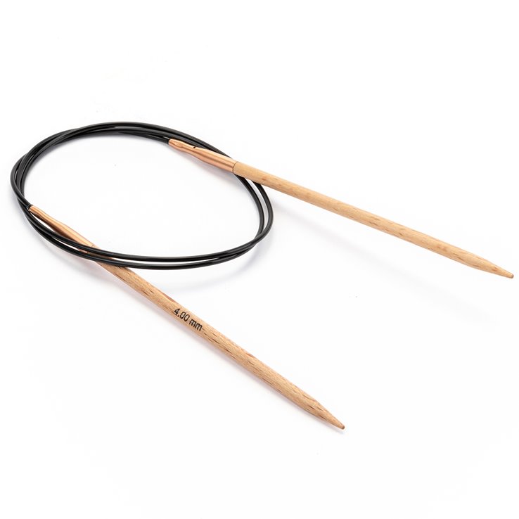 Rundstricknadel Buche (Tanja Steinbach Edition) St. 4,0/ 80cm - von Lana Grossa