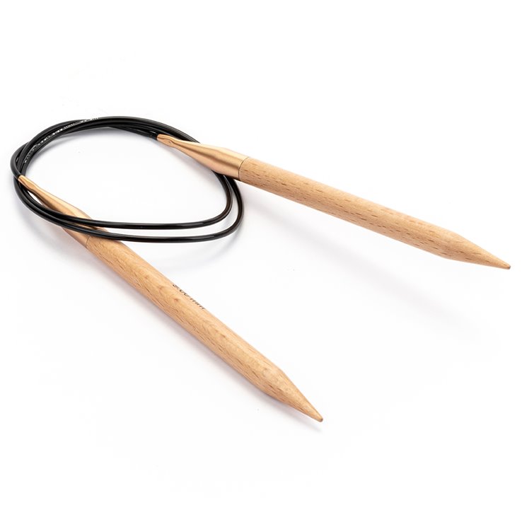 Rundstricknadel Buche (Tanja Steinbach Edition) St. 9,0/ 80cm - von Lana Grossa