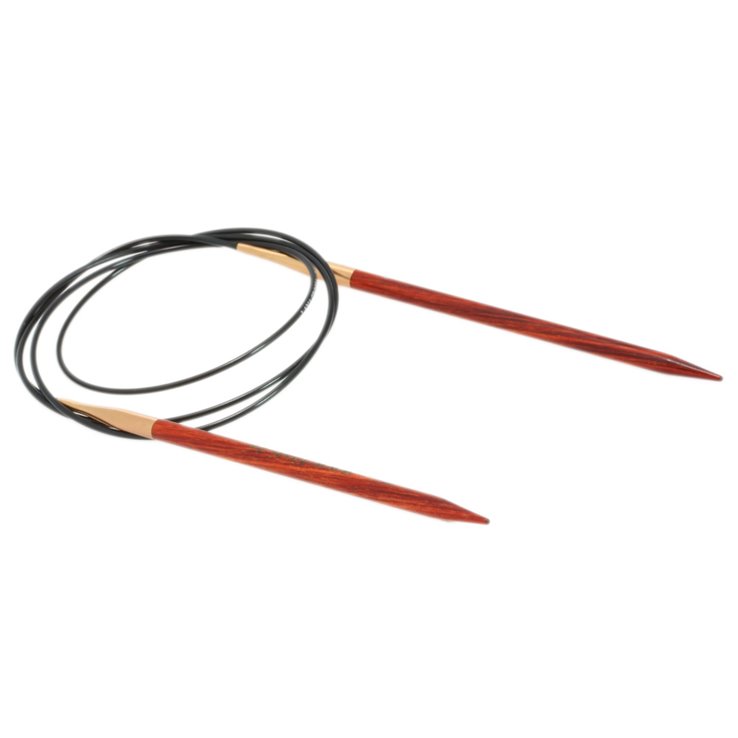 Rundstricknadel Design-Holz Signal St. 5,0/100cm - von Lana Grossa