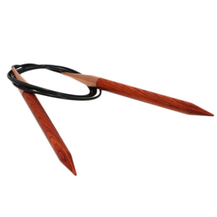 Rundstricknadel Design-Holz Signal St.10,0/120cm - von Lana Grossa