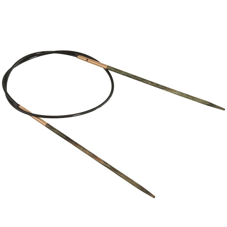 Rundstricknadel Design-Holz Signal St. 2,0/ 40cm - von Lana Grossa