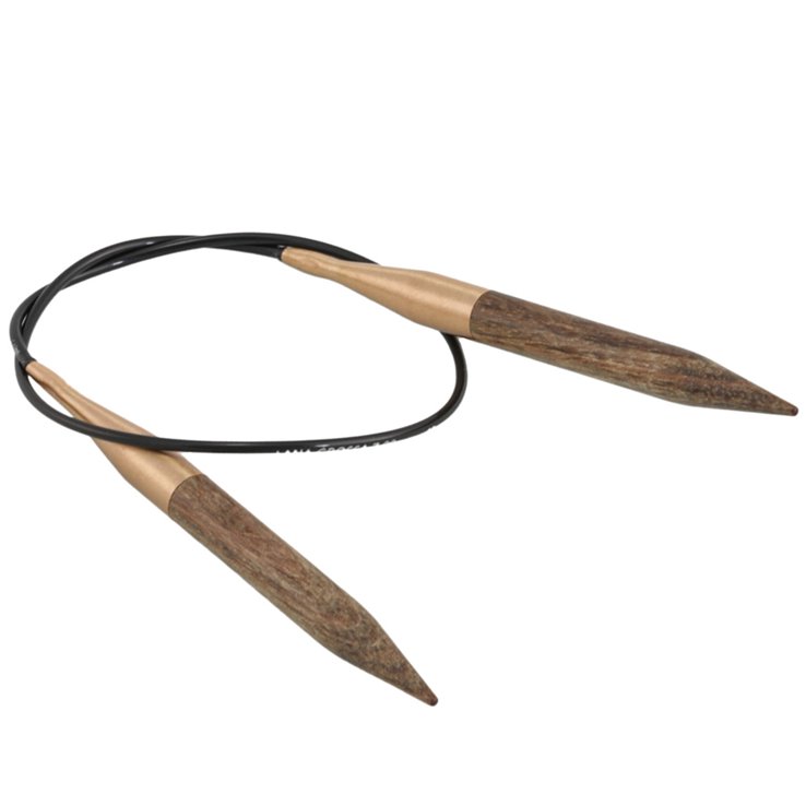 Rundstricknadel Design-Holz Signal St. 7,0/ 40cm - von Lana Grossa