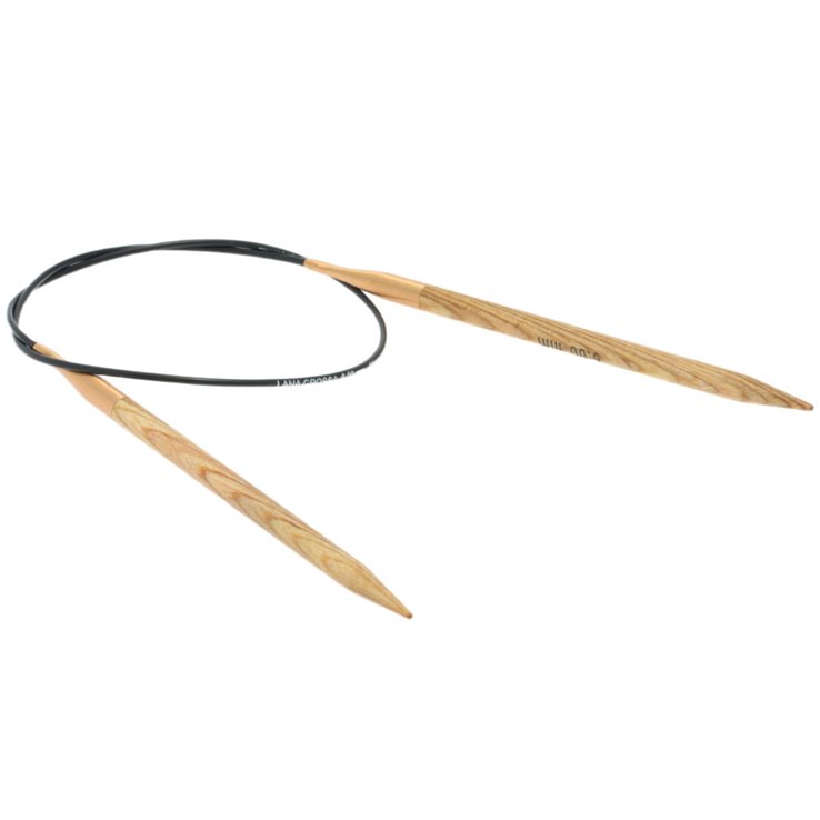 Rundstricknadel Design-Holz Signal St. 6,0/ 60cm - von Lana Grossa