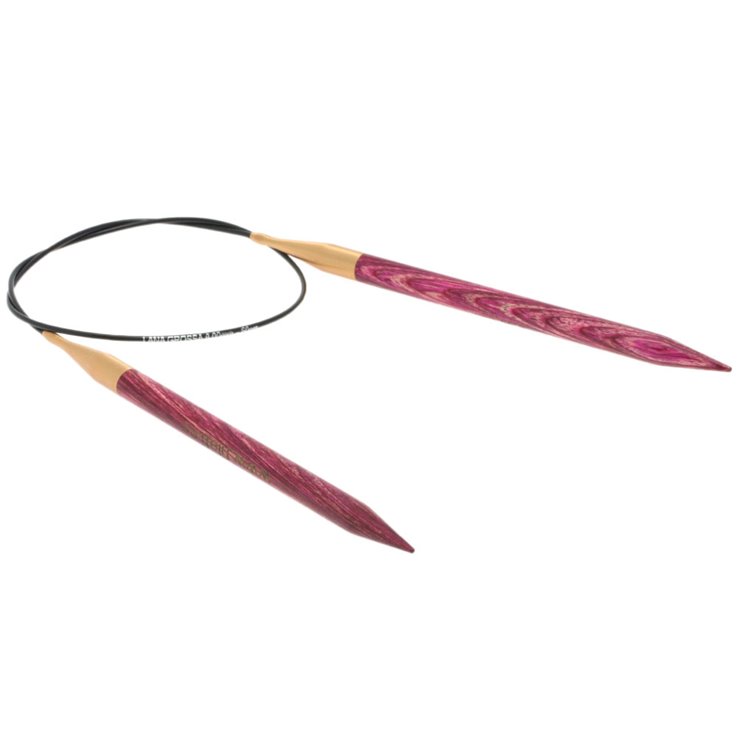 Rundstricknadel Design-Holz Signal St. 8,0/ 60cm - von Lana Grossa