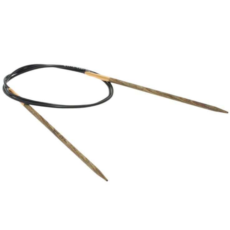 Rundstricknadel Design-Holz Signal St. 3,5/ 80cm - von Lana Grossa
