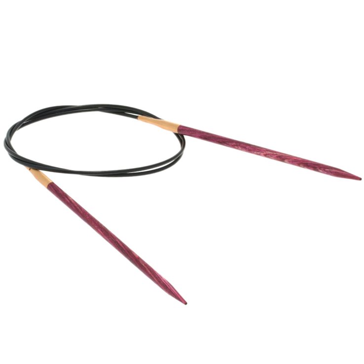 Rundstricknadel Design-Holz Signal St. 4,0/ 80cm - von Lana Grossa