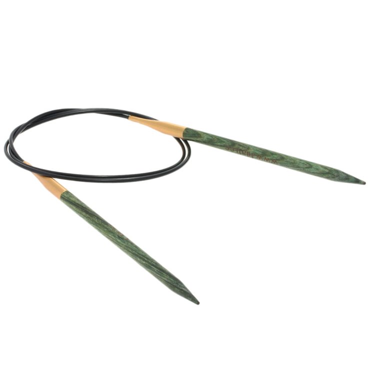 Rundstricknadel Design-Holz Signal St. 5,5/ 80cm - von Lana Grossa