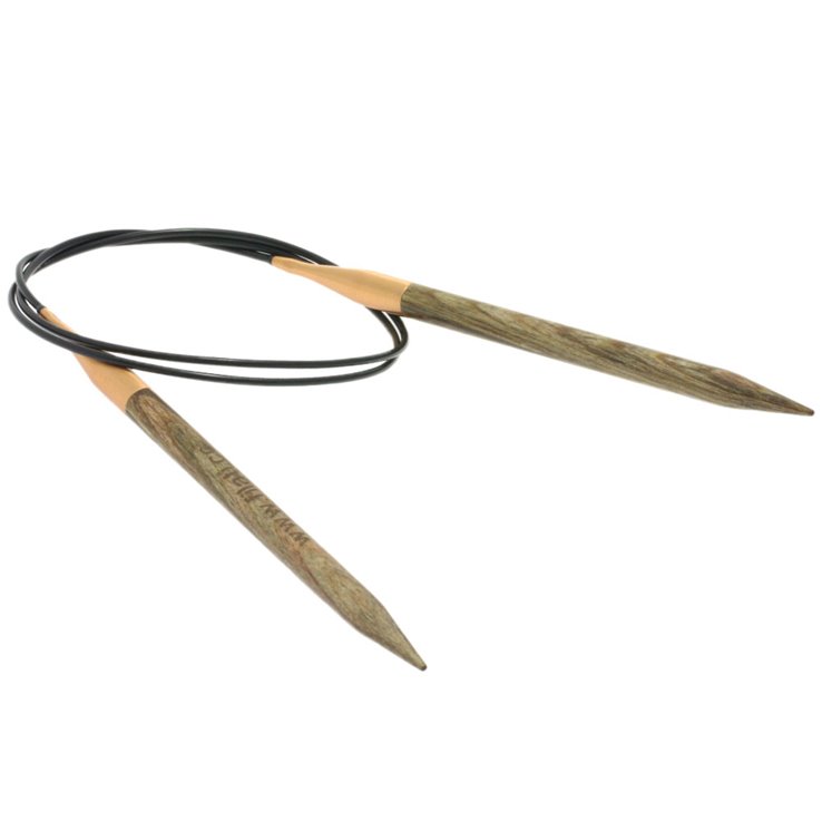 Rundstricknadel Design-Holz Signal St. 7,0/ 80cm - von Lana Grossa
