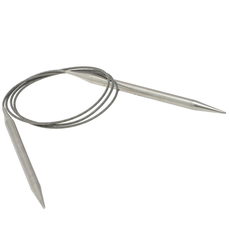 Rundstricknadel Edelstahl St. 7,0/100cm - von Lana Grossa