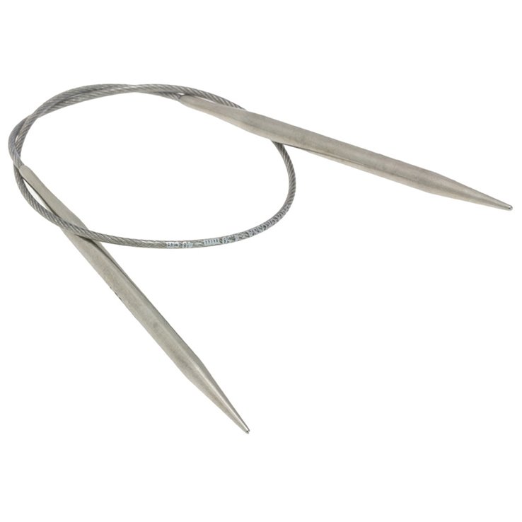 Rundstricknadel Edelstahl St. 4,5/ 40cm - von Lana Grossa