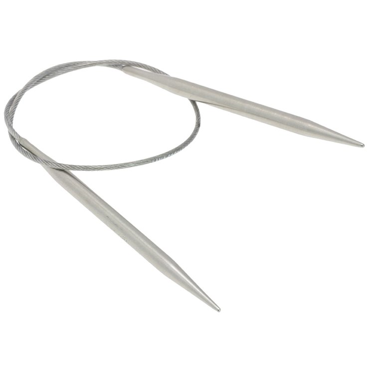 Rundstricknadel Edelstahl St, 5,0/ 40cm - von Lana Grossa