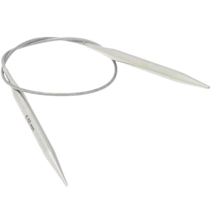Rundstricknadel Edelstahl St, 5,5/ 40cm - von Lana Grossa