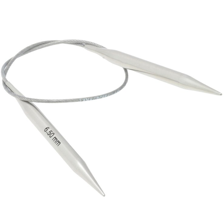 Rundstricknadel Edelstahl St. 6,5/ 40cm - von Lana Grossa