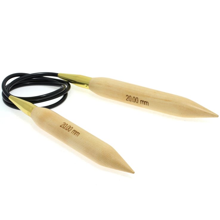 Rundstricknadel Jumbo St.20,0/100cm - von Lana Grossa