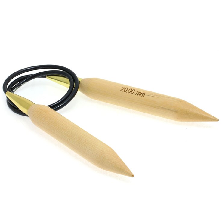 Rundstricknadel Jumbo St.20,0/80cm - von Lana Grossa