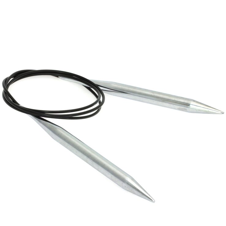 Rundstricknadel Messing St.10,0/100cm - von Lana Grossa