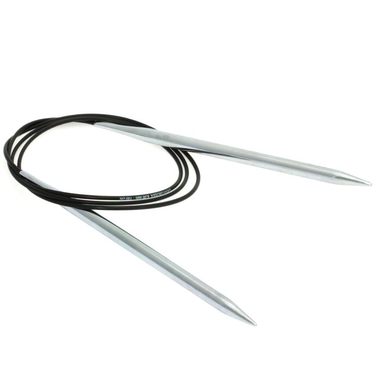 Rundstricknadel Messing St. 6,0/100cm - von Lana Grossa