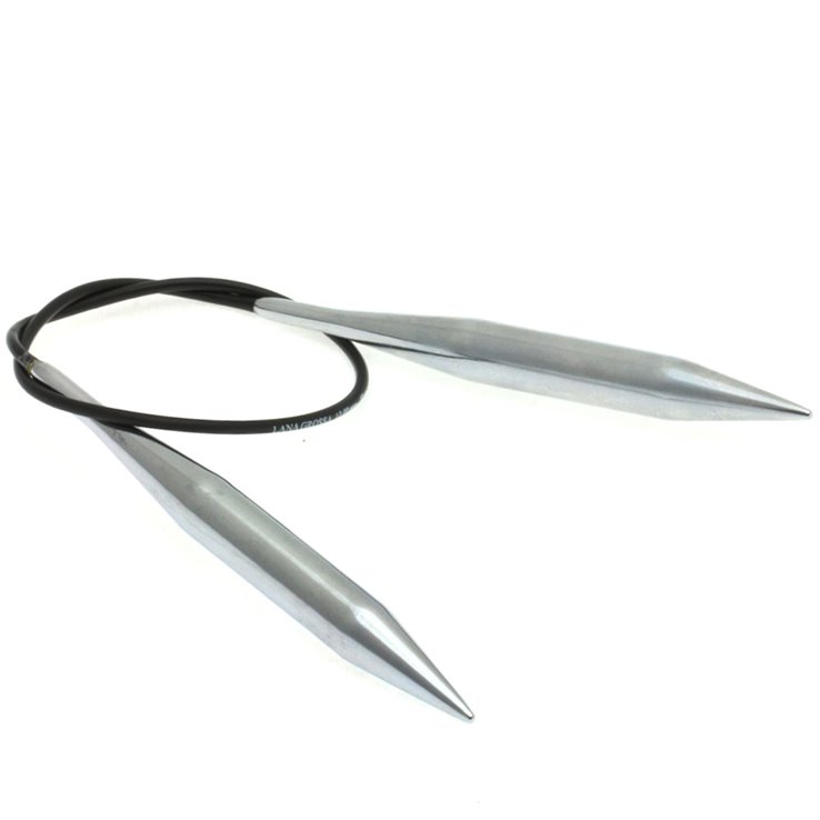 Rundstricknadel Messing St.10,0/ 40cm - von Lana Grossa