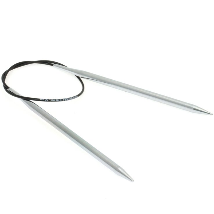Rundstricknadel Messing St. 5,5/ 50cm - von Lana Grossa
