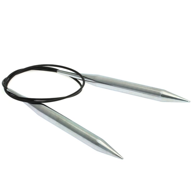 Rundstricknadel Messing St,12,0/ 80cm - von Lana Grossa