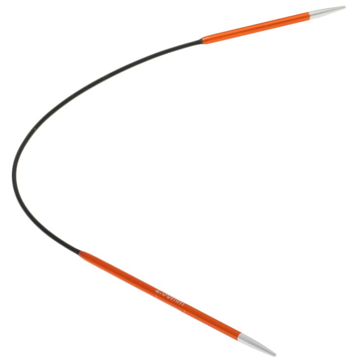 Rundstricknadel Aluminium Rainbow St. 2,5/ 25cm - von Lana Grossa