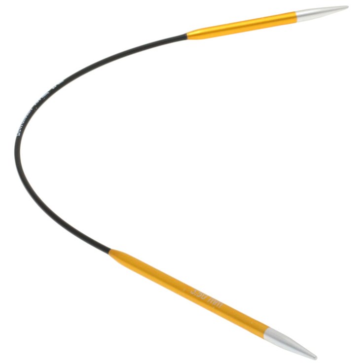 Rundstricknadel Aluminium Rainbow St. 3,5/ 25cm - von Lana Grossa