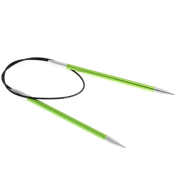 Rundstricknadel Aluminium Rainbow St. 5,0/ 60cm - von Lana Grossa