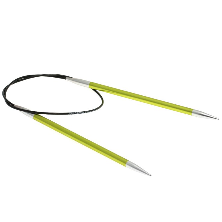 Rundstricknadel Aluminium Rainbow St. 5,5/ 60cm - von Lana Grossa