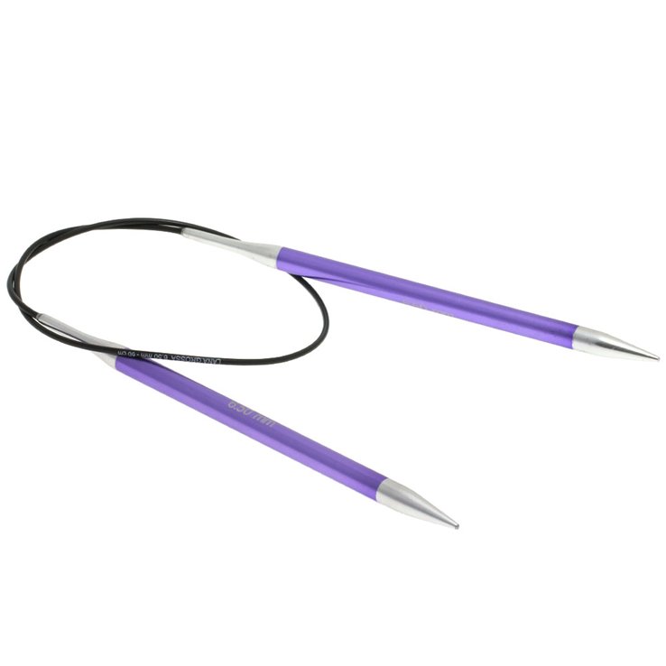 Rundstricknadel Aluminium Rainbow St. 6,5/ 60cm - von Lana Grossa