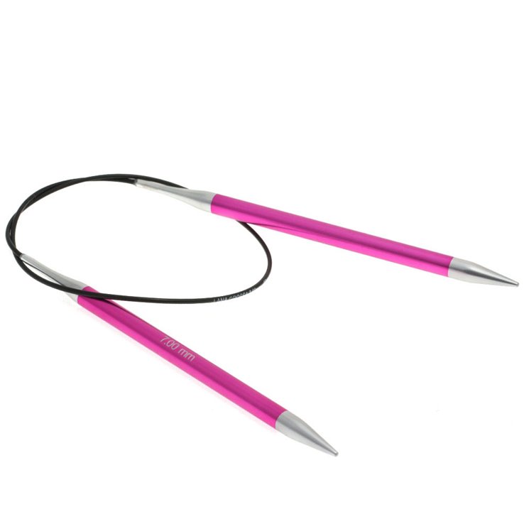 Rundstricknadel Aluminium Rainbow St. 7,0/ 60cm - von Lana Grossa
