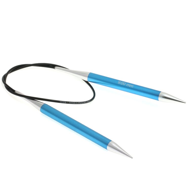 Rundstricknadel Aluminium Rainbow St.  9,0/ 60cm - von Lana Grossa