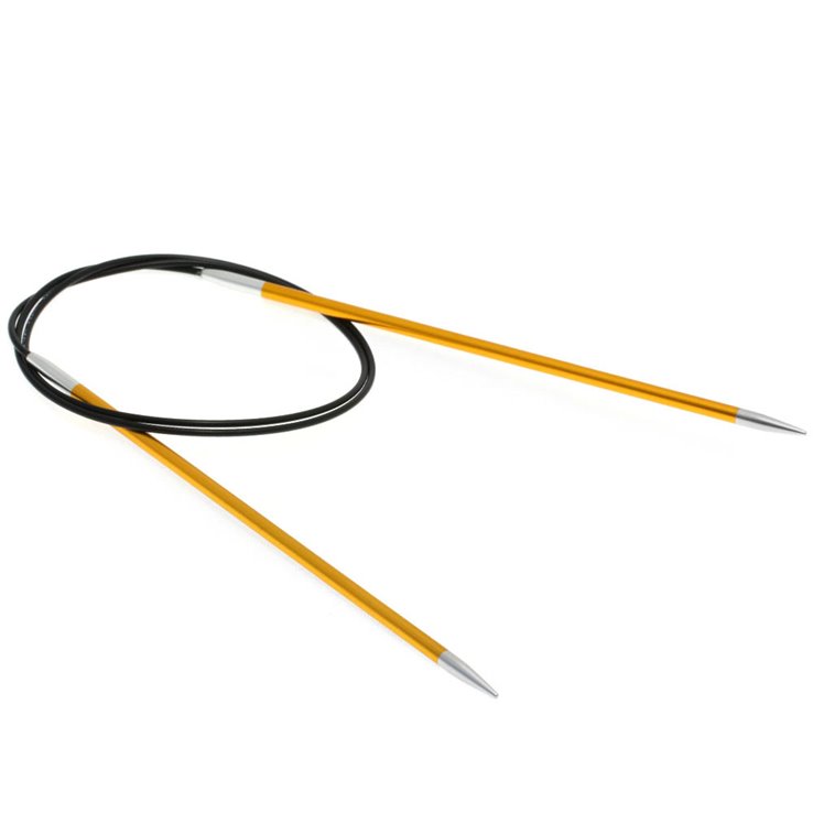 Rundstricknadel Aluminium Rainbow St. 3,5/ 80cm - von Lana Grossa