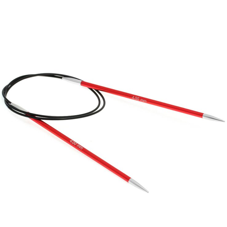 Rundstricknadel Aluminium Rainbow St.  4,0/ 80cm - von Lana Grossa