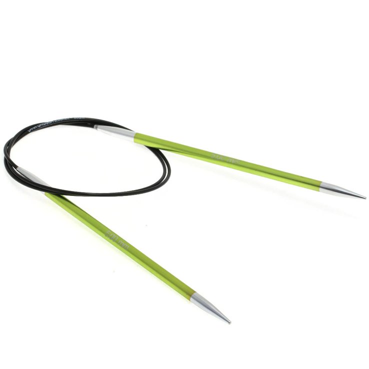 Rundstricknadel Aluminium Rainbow St.  5,0/ 80cm - von Lana Grossa