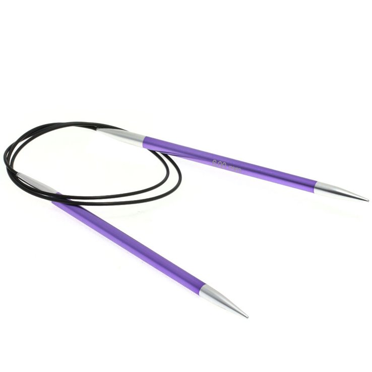 Rundstricknadel Aluminium Rainbow St. 6,0/100cm - von Lana Grossa