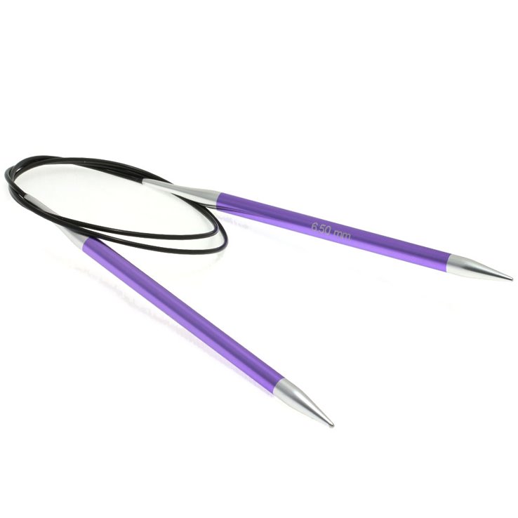 Rundstricknadel Aluminium Rainbow St. 6,5/100cm - von Lana Grossa